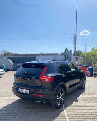 Volvo XC 40 cena 119000 przebieg: 122000, rok produkcji 2020 z Wrocław małe 154